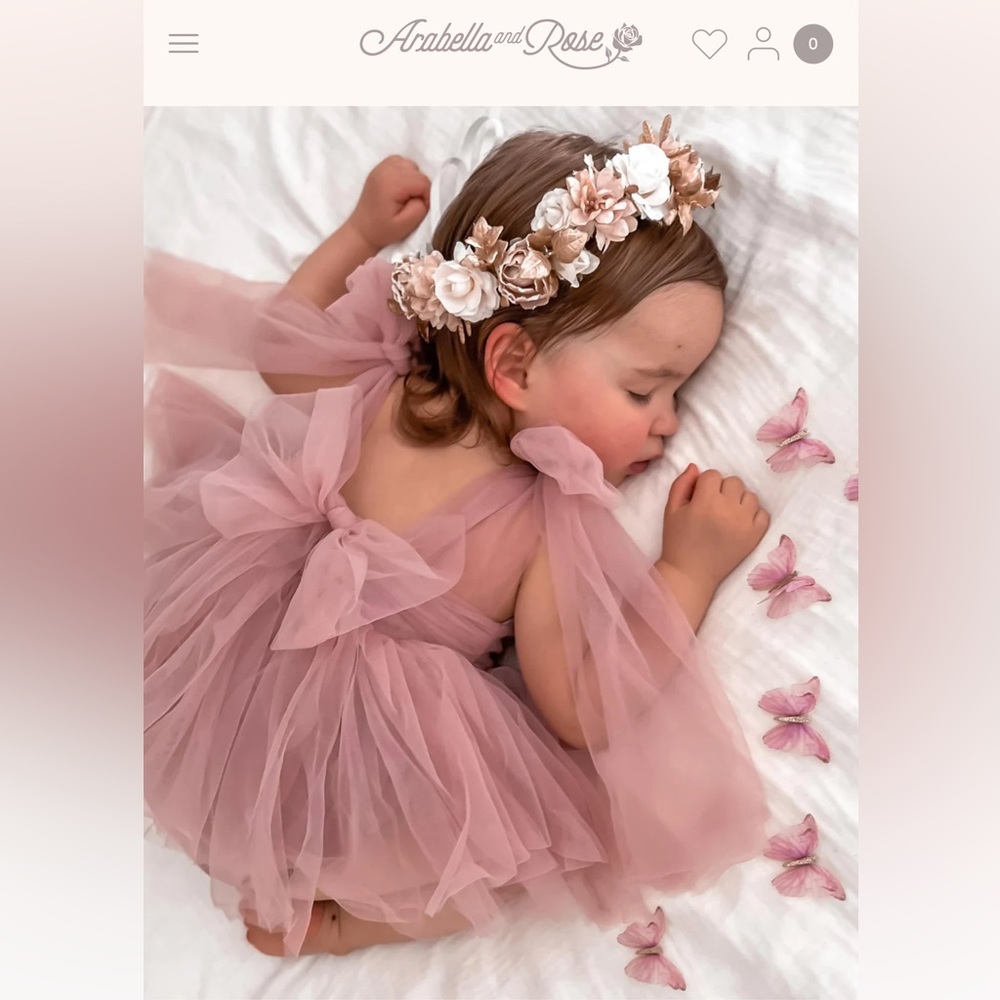 Pink Tulle Bodysuit by